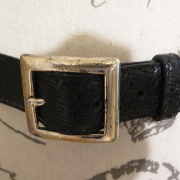 Vintage Genuine Leather Belt  Made in USA - Picture 3 of 6